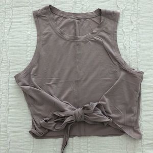 lulu cropped workout tank